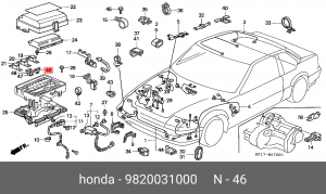 Предохранитель 9820031000 HONDA