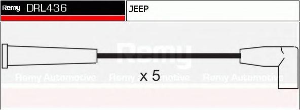 Ккомплект проводов зажигания DRL436 DELCO REMY