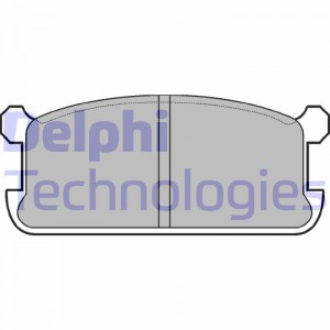 Комплект тормозных колодок, диско LP286 DELPHI