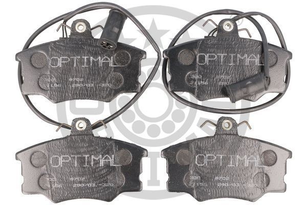 Комплект тормозных колодок, диско 9702 OPTIMAL