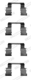 Комплектующие, колодки дискового тормоза FBA569 FERODO