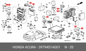 Реле 39794S1AG01 HONDA