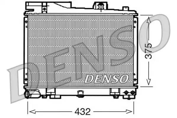 Радиатор, охлаждение двигател DRM05034 DENSO