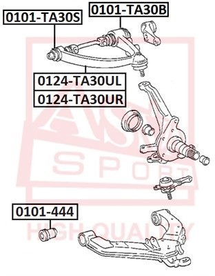 Рычаг подвески 0101-TA30S ASVA