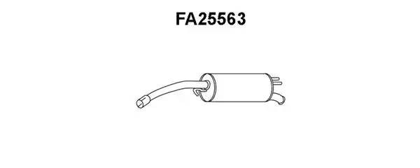 Глушитель выхлопных газов конечный FA25563 VENEPORTE