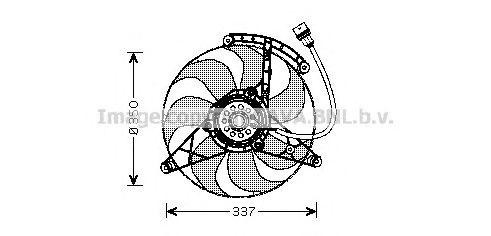 Вентилятор, охлаждение двигателя VW7516 AVA
