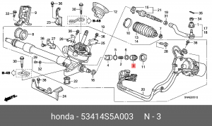 Деталь 53414S5A003 HONDA