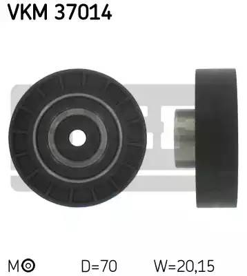 Натяжной ролик, поликлиновой  ремень VKM 37014 SKF