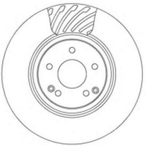 Тормозной диск 562354B BENDIX JURID