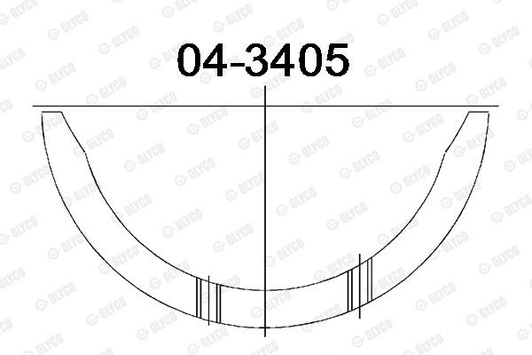 Подшипник 04-3405 GLYCO