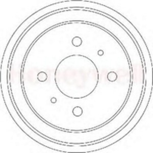 Тормозной барабан 329044B BENDIX JURID