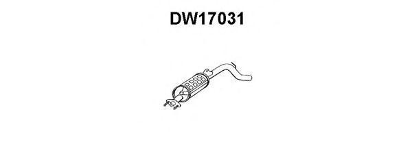Глушитель выхлопных газов конечный DW17031 VENEPORTE