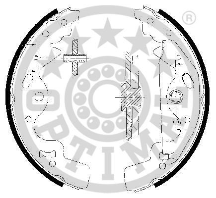 Комплект тормозных колодок BB-7251 OPTIMAL