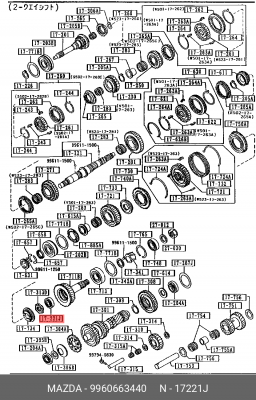 Деталь 9960663440 MAZDA
