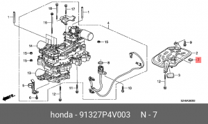 Кольцо уплотнительное 91327P4V003 HONDA