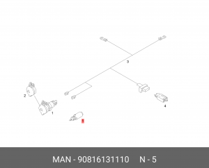 Розетка 90816131110 MAN