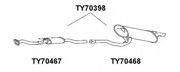 Глушитель выхлопных газов конечный TY70398 VENEPORTE