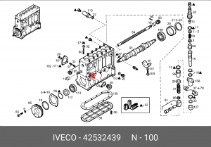 Прокладка 42532439 IVECO