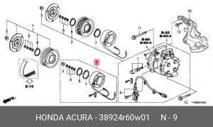 Деталь 38924R60W01 HONDA