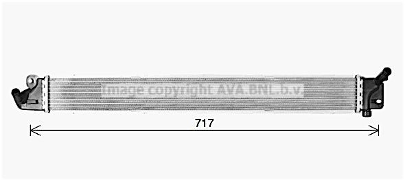 Радиатор кондиционера DW5061 AVA