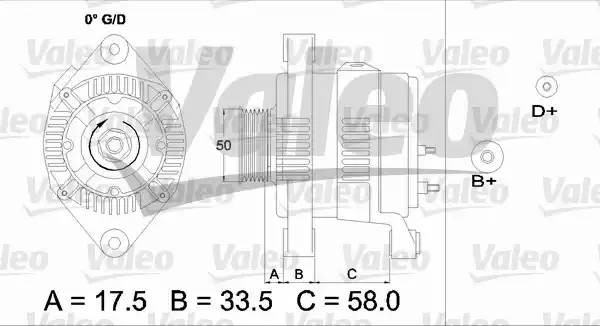 Генератор 437212 VALEO PHC