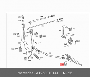 Деталь A 126 301 01 41 MERCEDES BENZ
