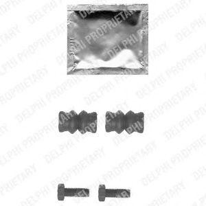 Комплектующие, колодки дискового тормоза LX0327 DELPHI