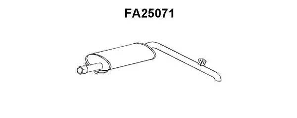 Глушитель выхлопных газов конечный FA25071 VENEPORTE