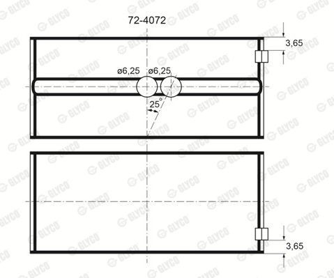 Подшипник 72-4072 GLYCO