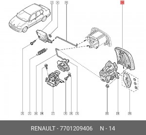 Деталь 7701209406 RENAULT