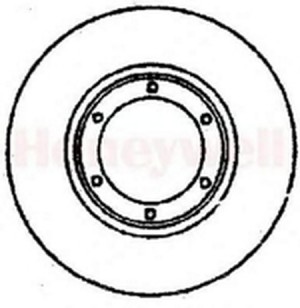Тормозной диск 561415B BENDIX JURID