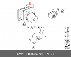 Гидроагрегат, тормозная система 34 51 6 769 708 BMW