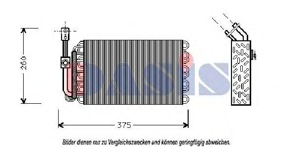 Испаритель, кондиционер 820480N AKS DASIS