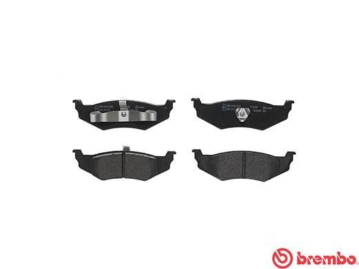 Комплект тормозных колодок, диско P11010 BREMBO