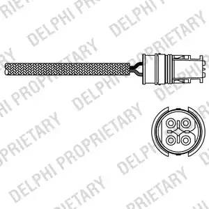 Лямбда-зонд ES20274-12B1 DELPHI