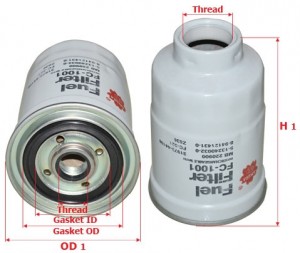 Фильтр топливный FC1001 SAKURA