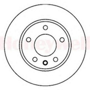 Тормозной диск 561669B BENDIX JURID