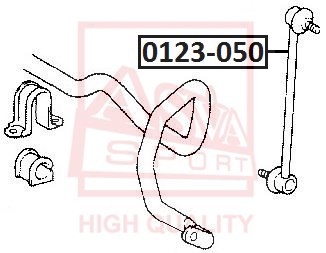 Стойка стабилизатора 0123-050 ASVA
