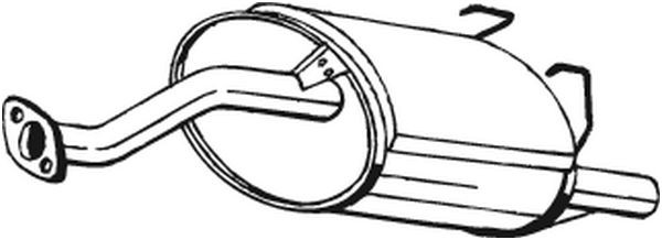 Глушитель выхлопных газов конечный 163-723 BOSAL