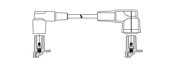 Провод зажигания 13480 BREMI
