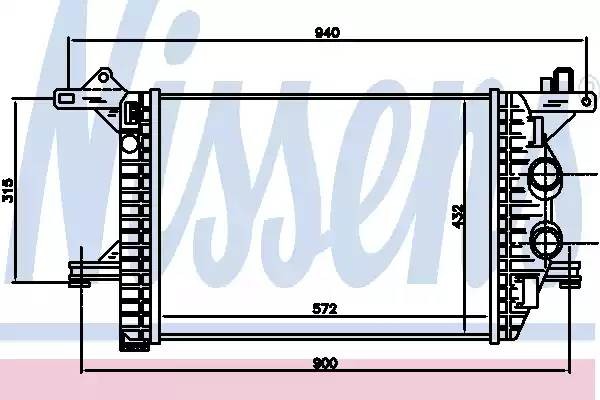 Интеркулер 96976 NISSENS