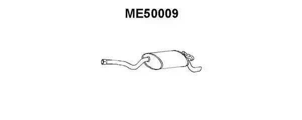 Глушитель выхлопных газов конечный ME50009 VENEPORTE