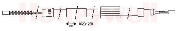 Трос, стояночная тормозная система 432684B BENDIX JURID