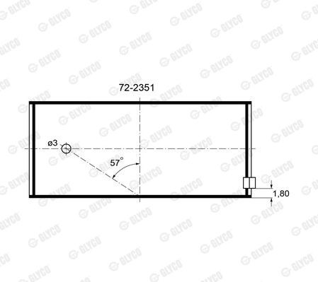 Подшипник 72-2351 GLYCO