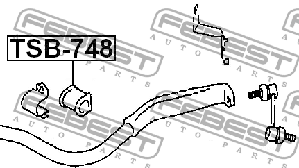 Втулка стабилизатора TSB-748 FEBEST