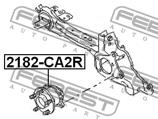 Ступица колеса 2182-CA2R FEBEST