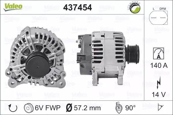 Генератор 437454 VALEO PHC
