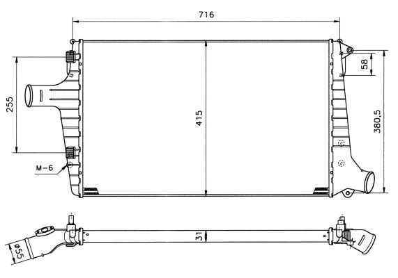 Интеркулер 30079 NRF