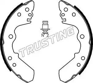 Комплект тормозных колодок 047.371 TRUSTING