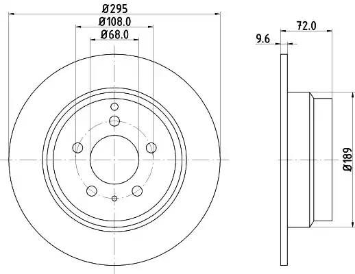 Тормозной диск MDC920 MINTEX